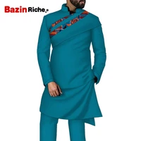 african clothing mens print suit for men fashion shirts patch trousers pant sets plus size party wear african clothes wyn1271