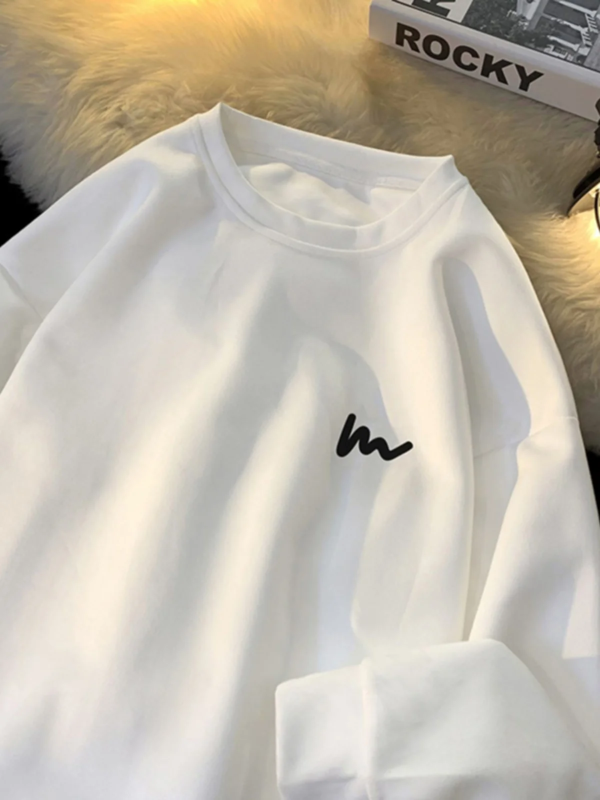 Торговый центр Cut the Tag off Outlets Counter Tail Goods ~ Весна и осень Новый топ из чистого хлопка