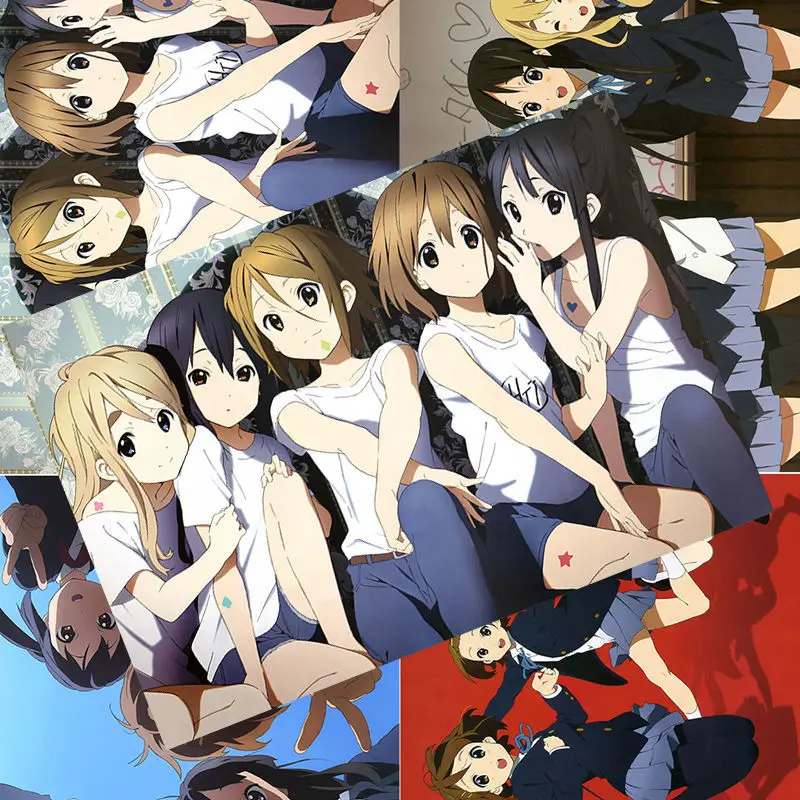 

Girl Bedroom Decoration K-On Poster Anime Peripheral Wall Stickers HD Wallpaper Aesthetic Room Decor Minimalist Posters Art