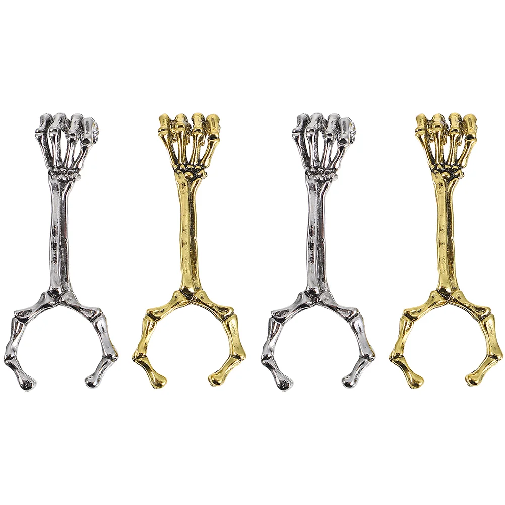 

4pcs Delicate Creative Design Holder Ring Ornaments Finger Holder Ring