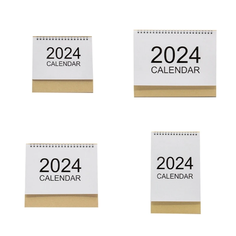 

2024 Mini Desk Calendar for Time Management Daily Reminders Organizing Event
