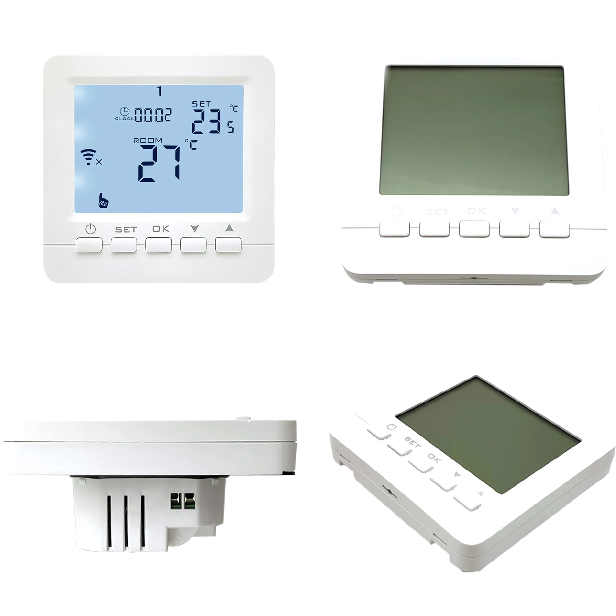 Фото Умный термостат Minco Heat Wi-Fi HY02B05, 230 В переменного тока, 50/60 Гц, Газовый Бойлер/термостат для подогрева воды, работает с Alice/Alexa/Google Home №2