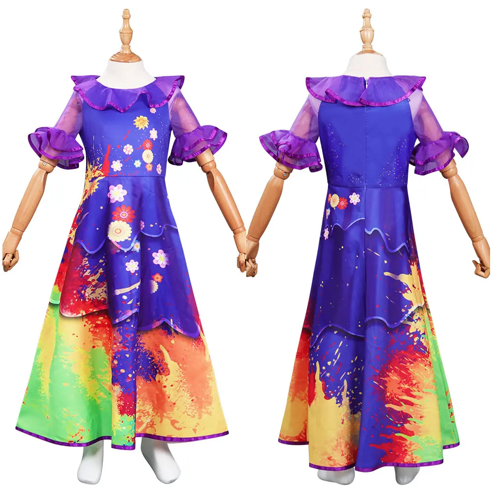 

Kids Girls Isabela Cosplay Costume Dress Outfits Halloween Carnival Suit
