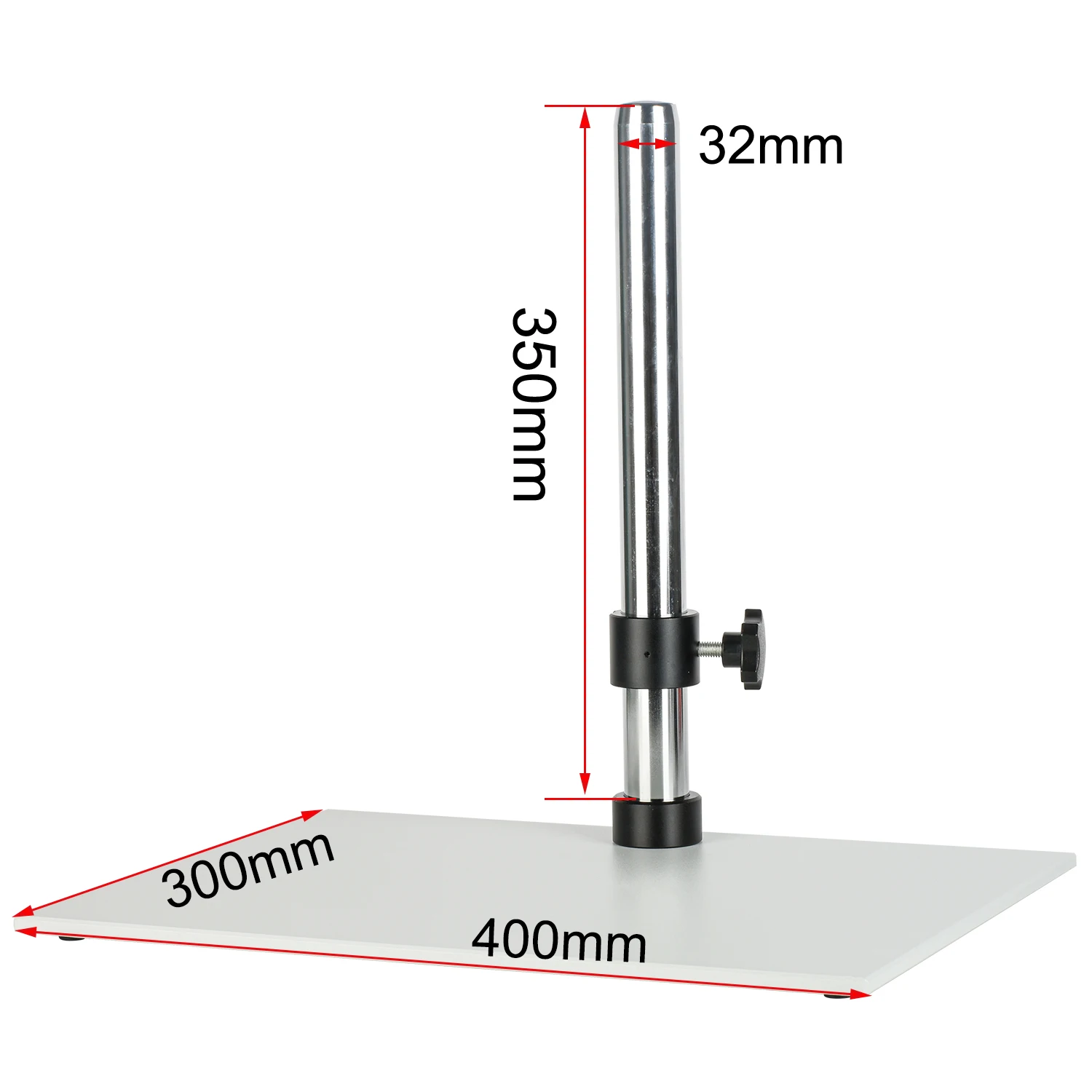 

KOPPACE Microscope White Bracket Column Length 350mm Base Size 400*300mm Column 32mm In Diameter