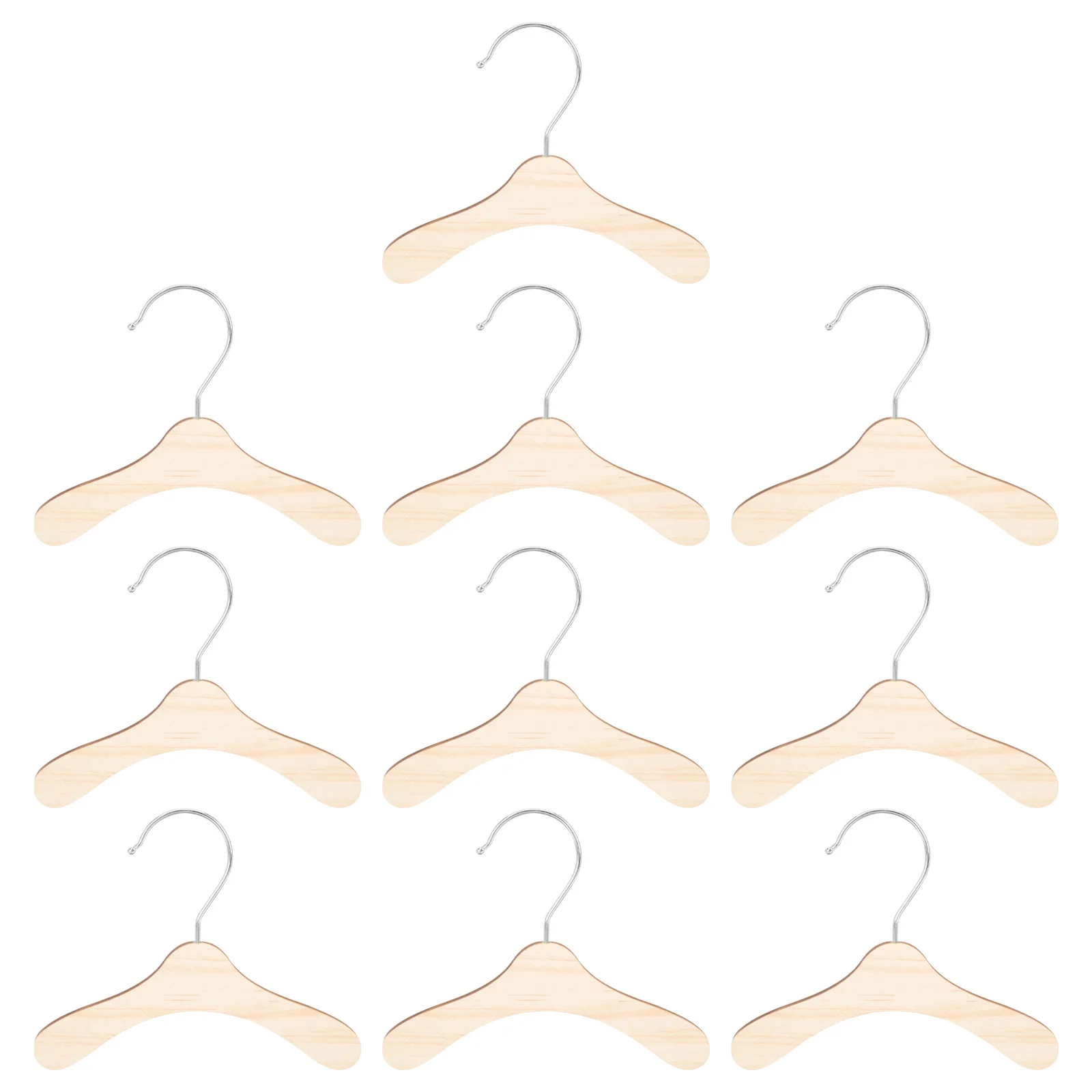 

10 Pcs Portable Garment Rack Dog Apparel Hangers Pet Plastic Hanger Dog Hangers Clothes Small Clothes Hangers