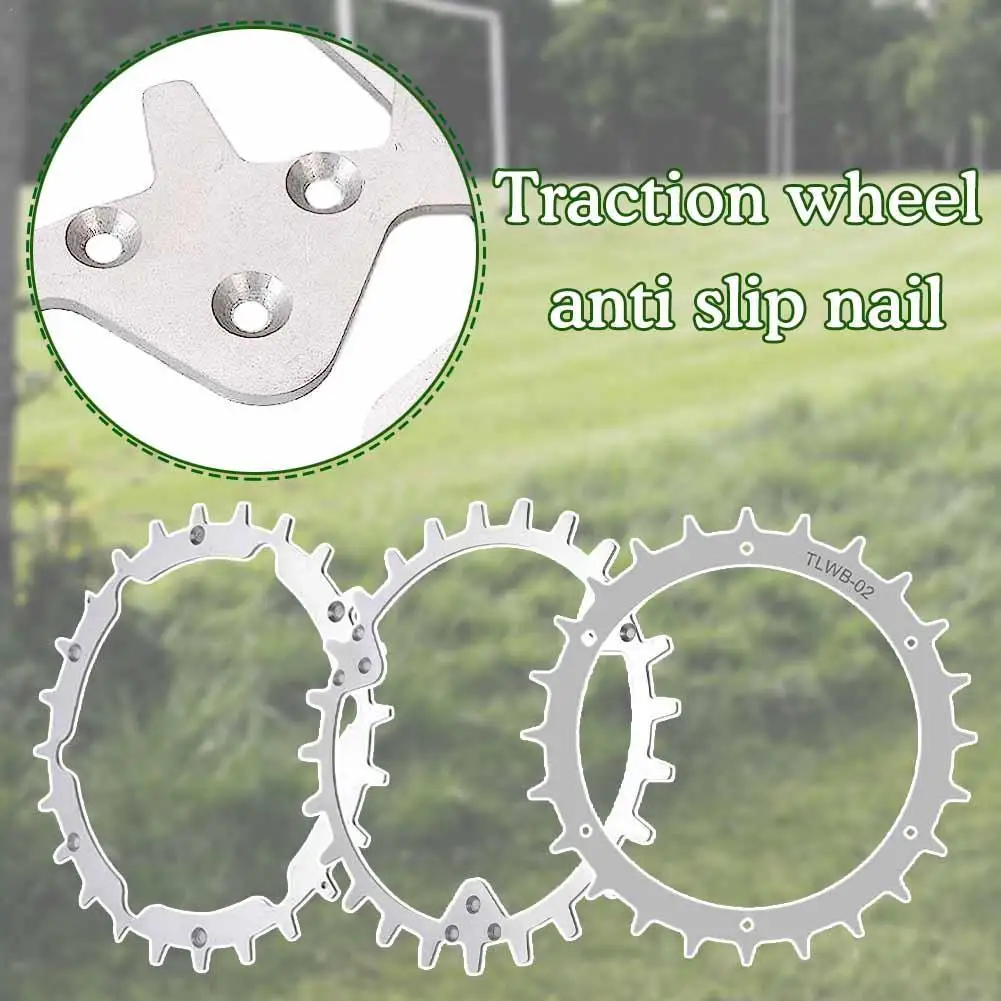 

Stainless Steel Spikes 170mm Mowing Robot Traction Wheel Anti Slip Nails For Bosch Indego XS 300 400 350 M700 Mower Parts