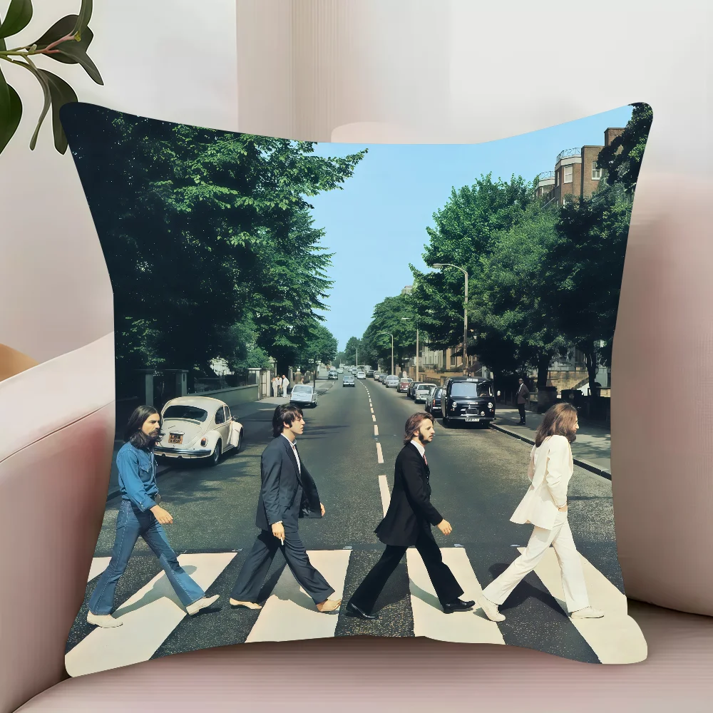 

Чехол для подушки Abbey Road B-Beatles Band