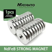 123cs 60x10 10mm strong magnet 6010 mm hole 10mm countersunk neodymium magnetic n35 permanent ndfeb magnet 6010 10mm