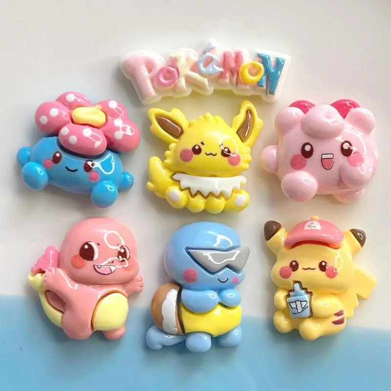 

10Pcs Resin Anime Charm Squirtle Pendant Phone Case Hairpins Hairclips Decor Cartoon Patch Cute Crafts Accessories Handmade Gift