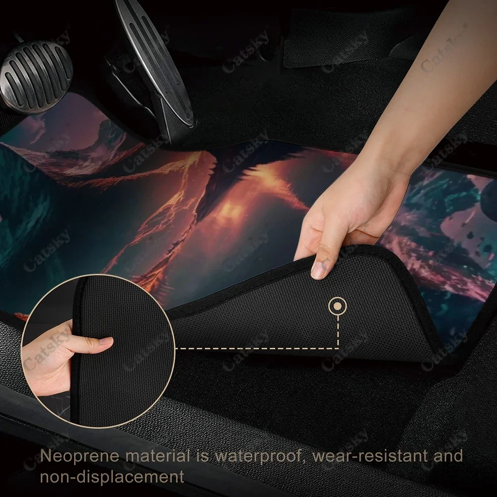 Ландшафтные обои автомобильные коврики узоры подходят для большинства