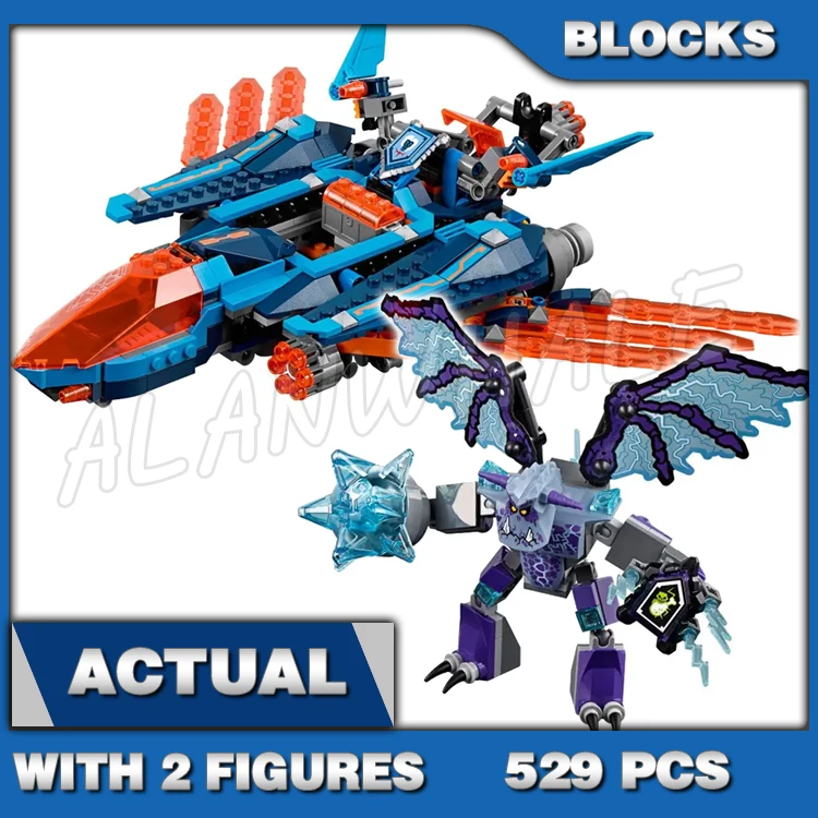 

529pcs Knights Clay's Falcon Fighter Blaster Recon Jet Grimroc 10596 Building Blocks Set Bricks Compatible with Model