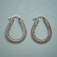 fonect classic engraved vintage design hoop earrings for women party round earrings metal geometry jewelry silver color