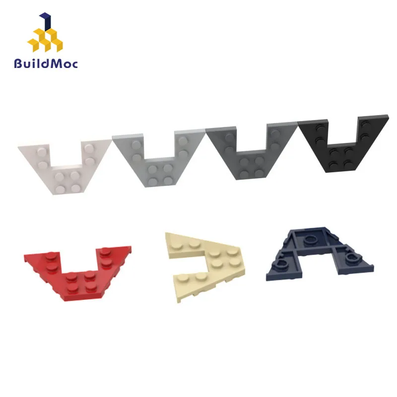 

Кубики MOC 47407, клиновидная пластина, 4x6, детали конструктора, детали «сделай сам», развивающие детали, игрушки, 10 шт.