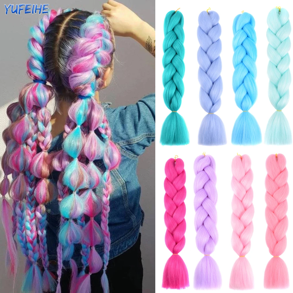 Ed Ombre Blue Purple Ginger Twist