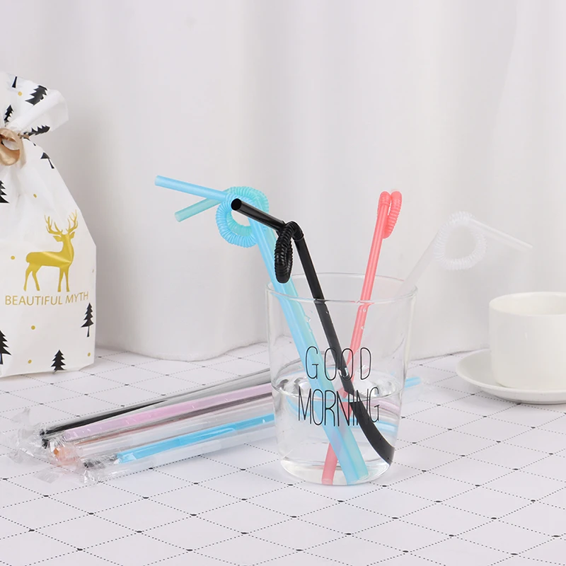 

50pcs Pure Color Drinking Straws Party Disposable Tableware for Party Home Use birthday decoration girl