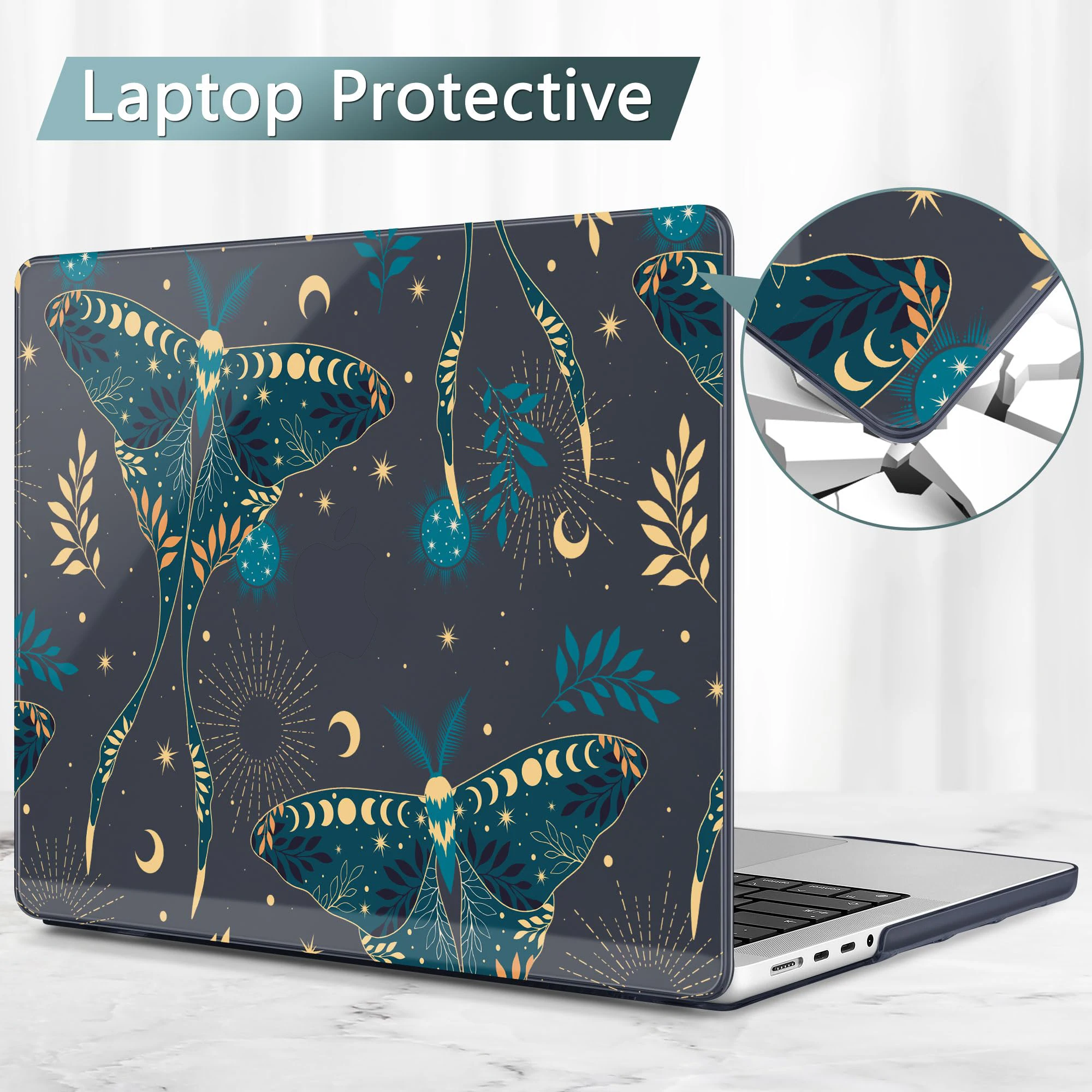Чехол для ноутбука A2337 Macbook Air 13 M1 M2 m3 6 15 3 дюйма A2681 A3113 A2941 Cover 2021 2022 Shell Pro 14 16 A2992 A2991 2024