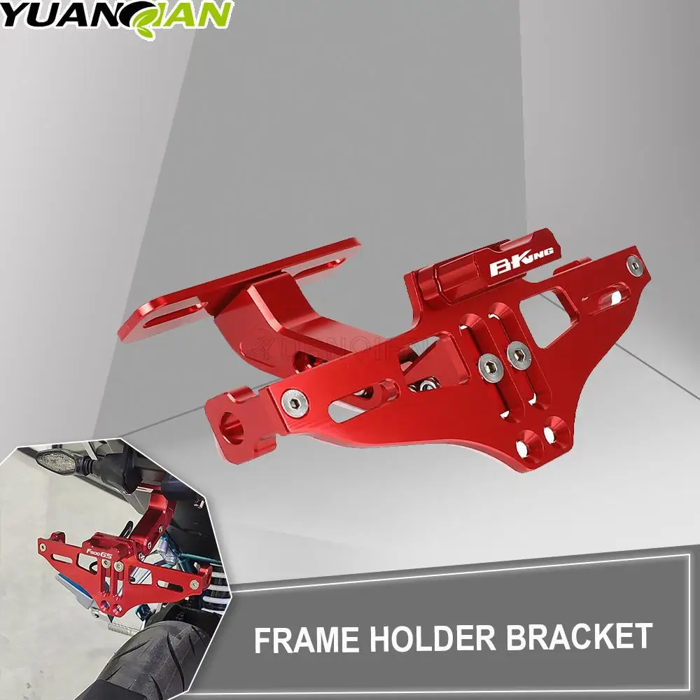 

Motorcycle Accessories License Number Plate Frame Holder Bracket Universal For SUZUKI BKING B-KING 2008-2012 2009 2010 2011