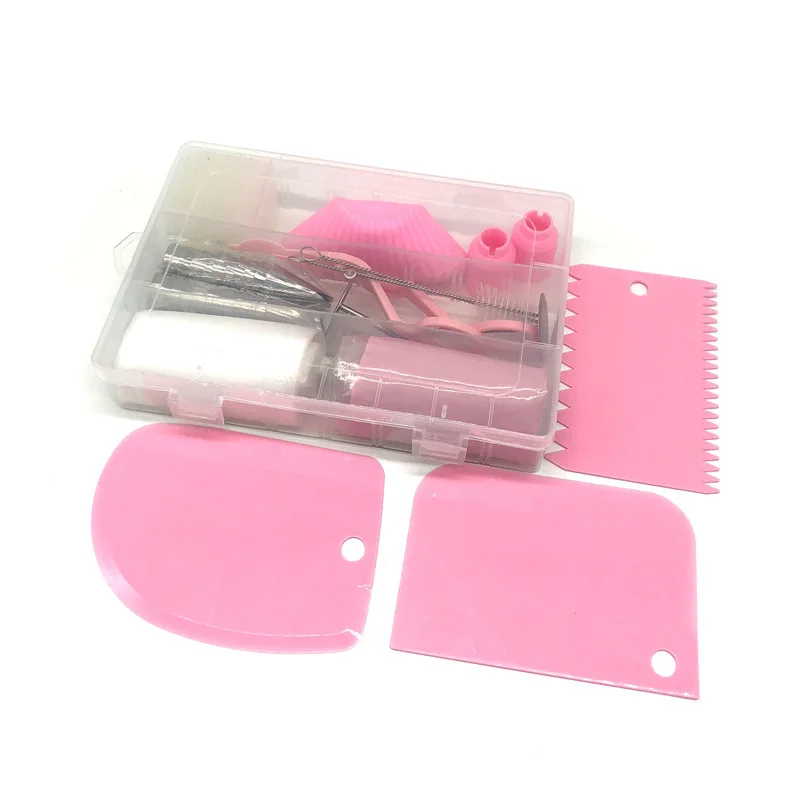60/58/57/56/40pcs Pastry And Bakery Accessories Set Cake Decoration Tools Piping Tips Muffin Cup Nails Scraper Scissors Brush