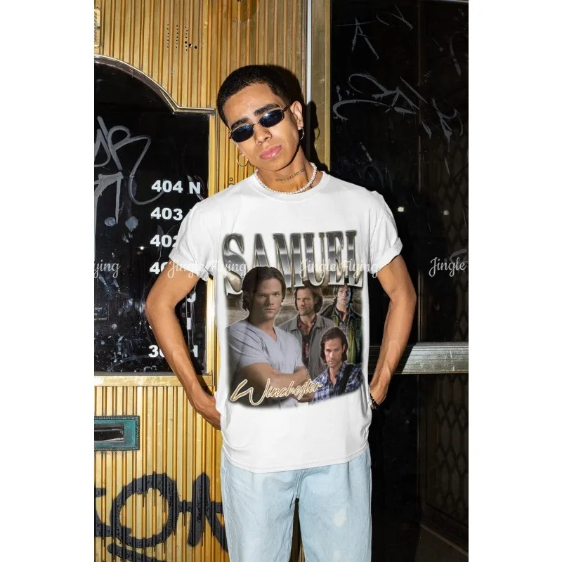 Рубашка Сэмюэл Винчестер футболка по индивидуальному заказу винтажный подарок