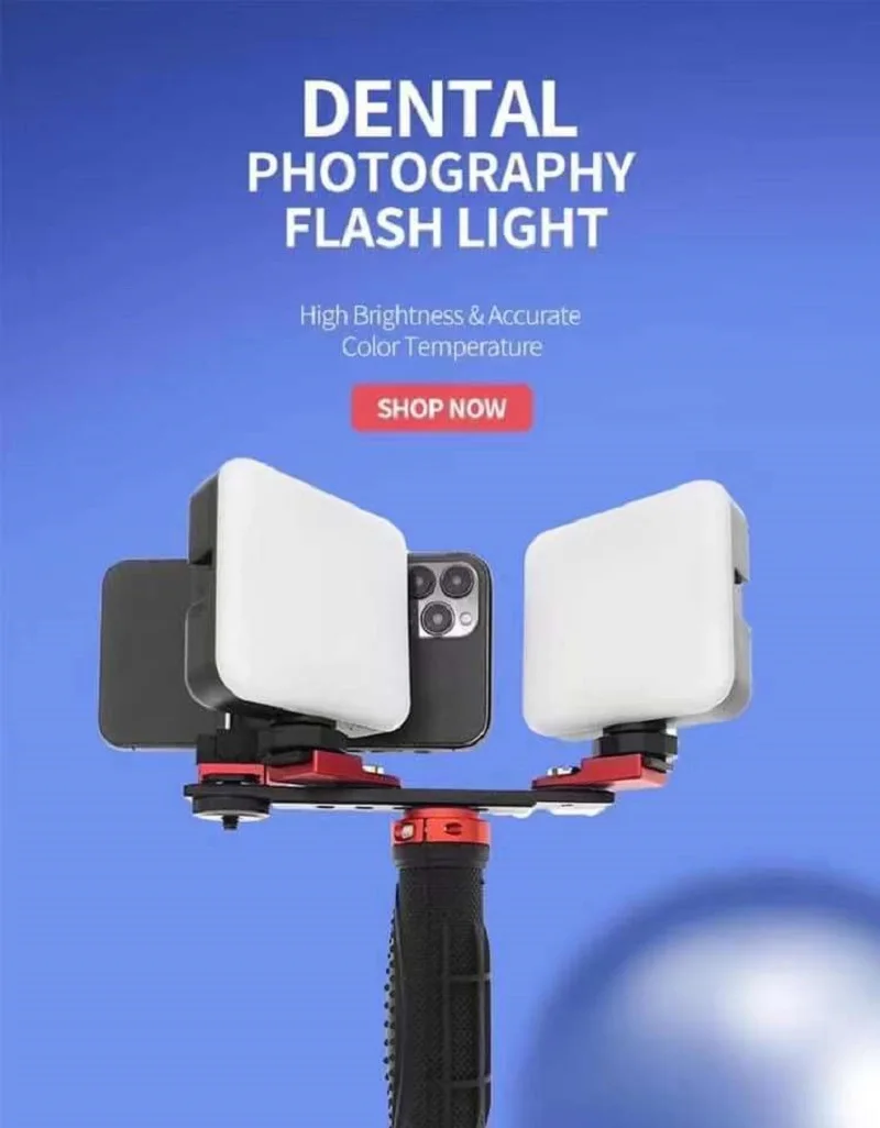 Переносной Стоматологический светильник для фотосъемки регулируемый
