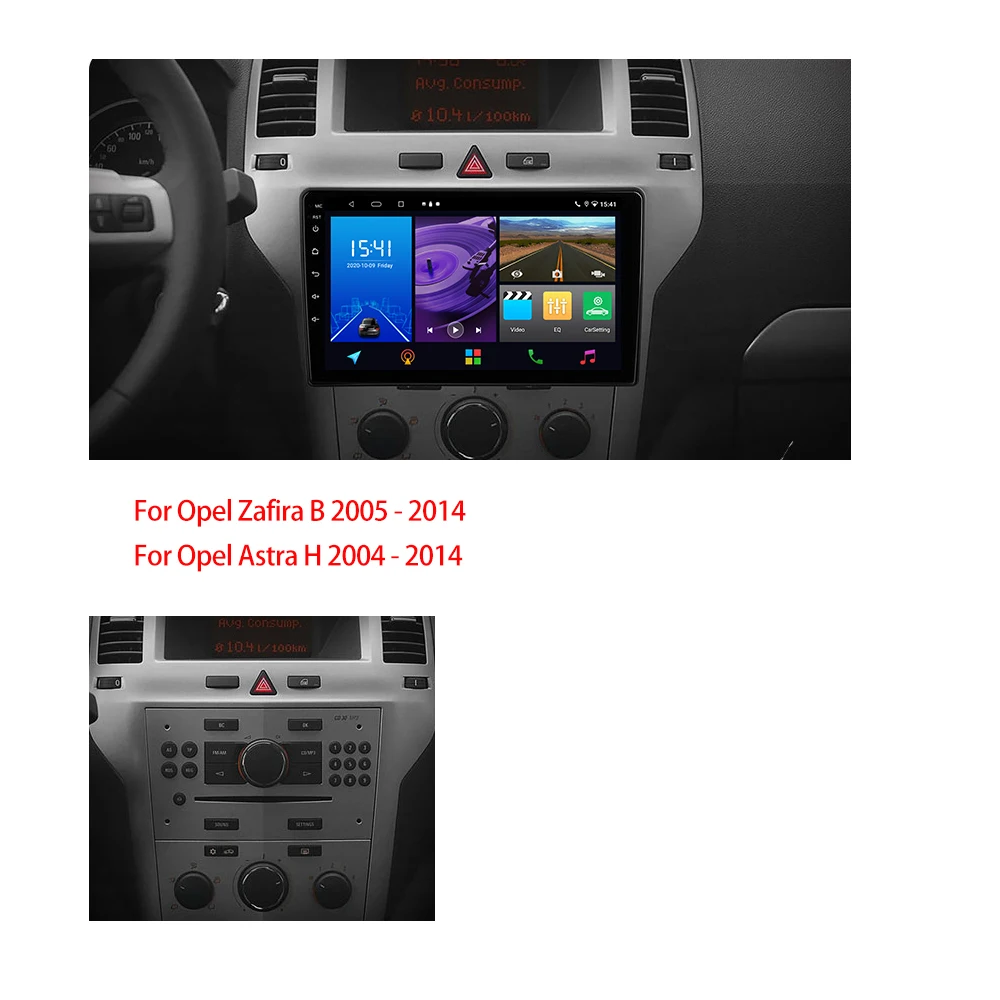 JIULUNET для Opel Zafira B 2005 - 2014 Astra H 2004 Carplay Автомагнитола мультимедийный видеоплеер