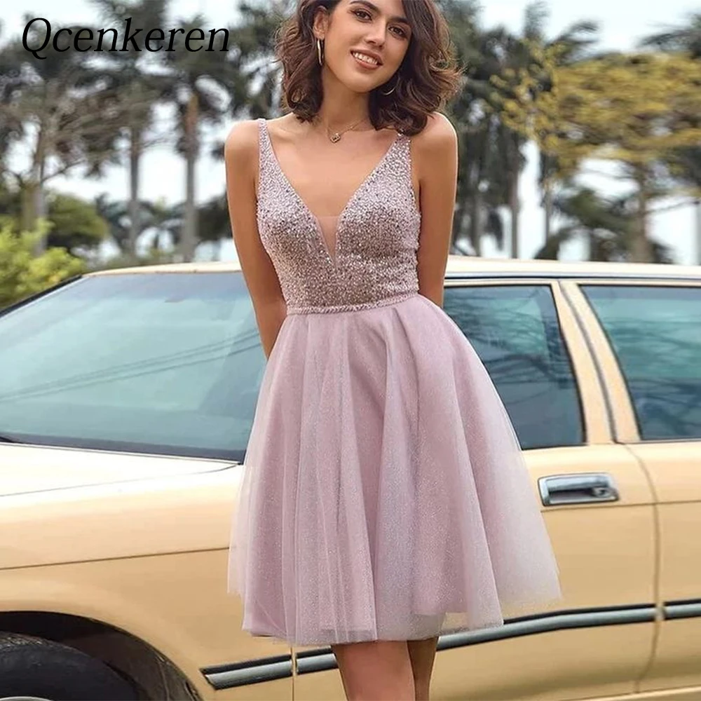 

Custom Sexy Deep V-Neck Sleeveless Evening Formal Sheath Bespoke Occasion A-Line Cocktail Dresses Floor-Length Women Party Gowns