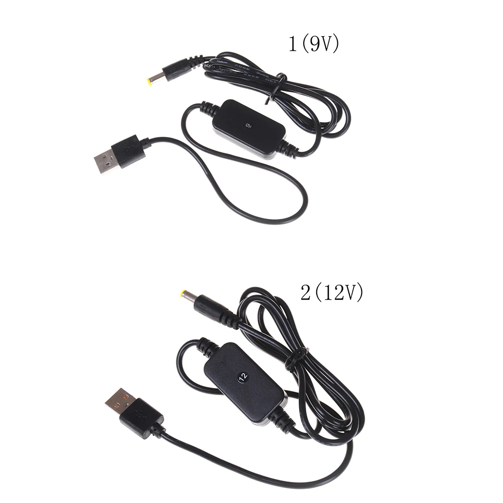 

Кабель-конвертер USB типа А, Штекерный разъем 5 в 9 В/12 В постоянного тока, 5,5*2,1 мм, 1 шт.