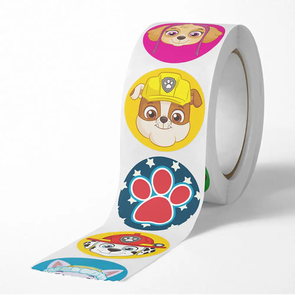 500 шт. круглые наклейки Щенячий патруль