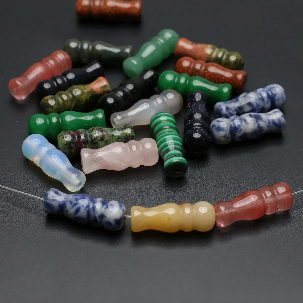 Рисунок 4 - Бусины из натурального камня