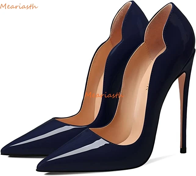 

Women Pumps OL High Heels Sexy 12cm Pointed Toe Stilettos Female Pumps Sexy Ladies Red Wedding Shoes Black Office Heel Plus Size