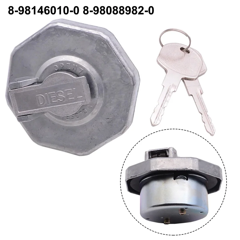 

New Tank Fuel Cap With Key For ISUZU ELF NPR NQR NQR75 4HK1 8-98146010-0 8-98088982-0 8981460100 8980889820 Fuel Tank Cap