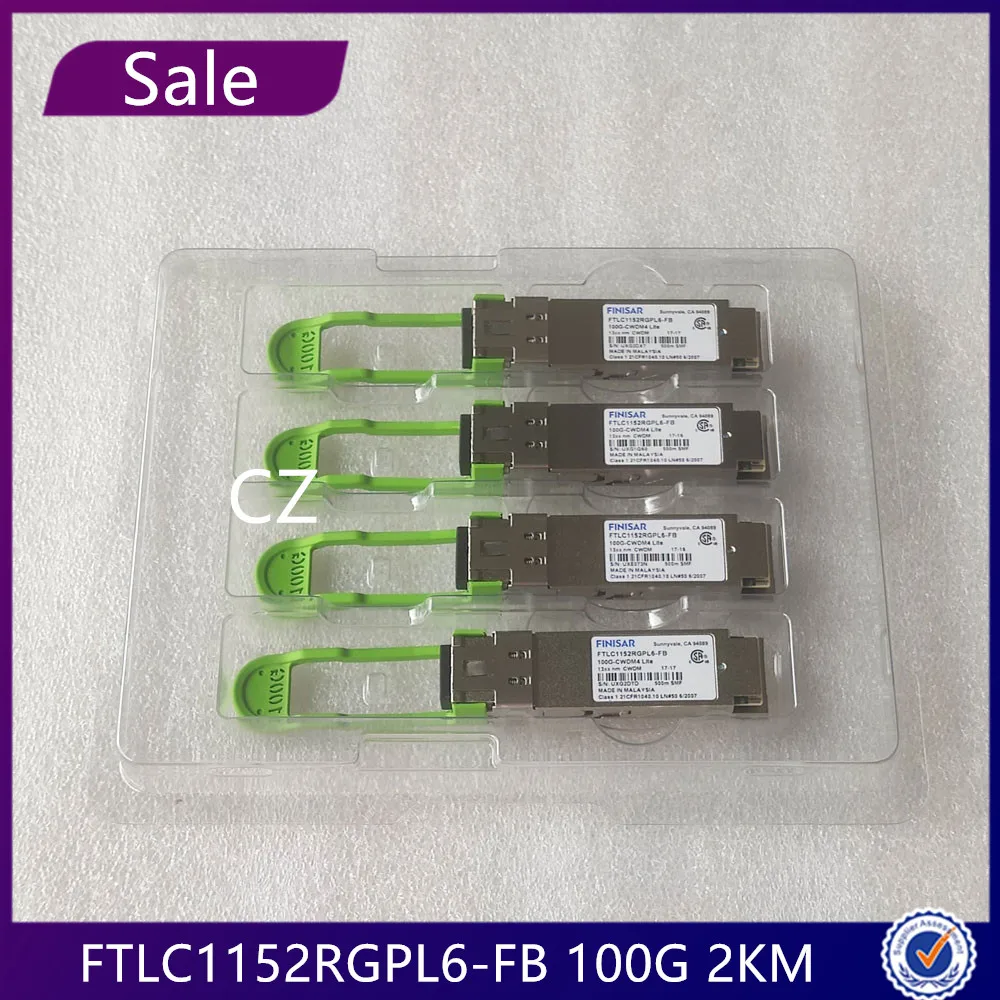 

New FTLC1152RGPL6-FB 100G 2KM LC QSFP28 CWDM4 Transceiver SFP