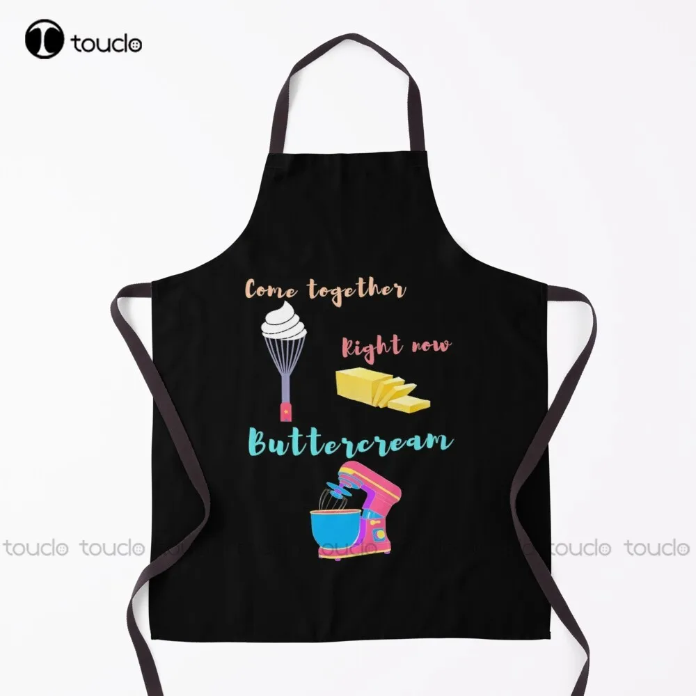 

Come Together Right Now Buttercream Apron Sexy Apron Garden Kitchen Customized Unisex Adult Apron Household Cleaning Apron