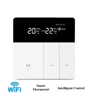 Smart WiFi Thermostat White Temperature Controller for Water Electric Floor Gas Boiler Heating Control APP