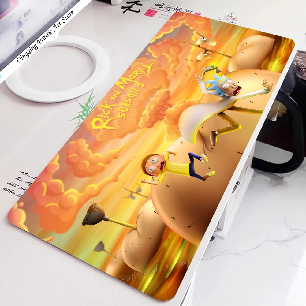 Коврик Для Мыши R-Rick Anime XXL Современный Стиль Противоскользящий Напольный Ковер