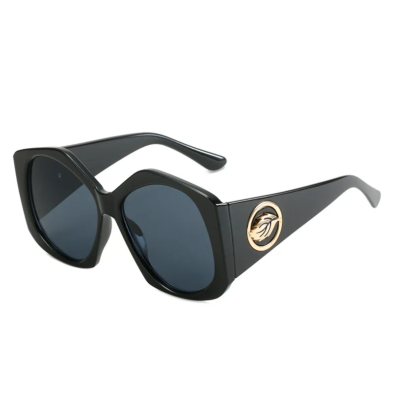 

New Fashion Rhombus Sunglasses Women Big Frame Sunglass Vintage Sun Glass Men Luxury Eyewear UV400 Gradient Shades
