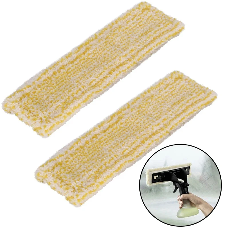 

1 PC 7cm*27.5cm Microfibre Mop Cloth For Karcher WV2 5 Wipe Glass Rag 2.633-130.0 Replacement Cloth Household Wndow Cleaner