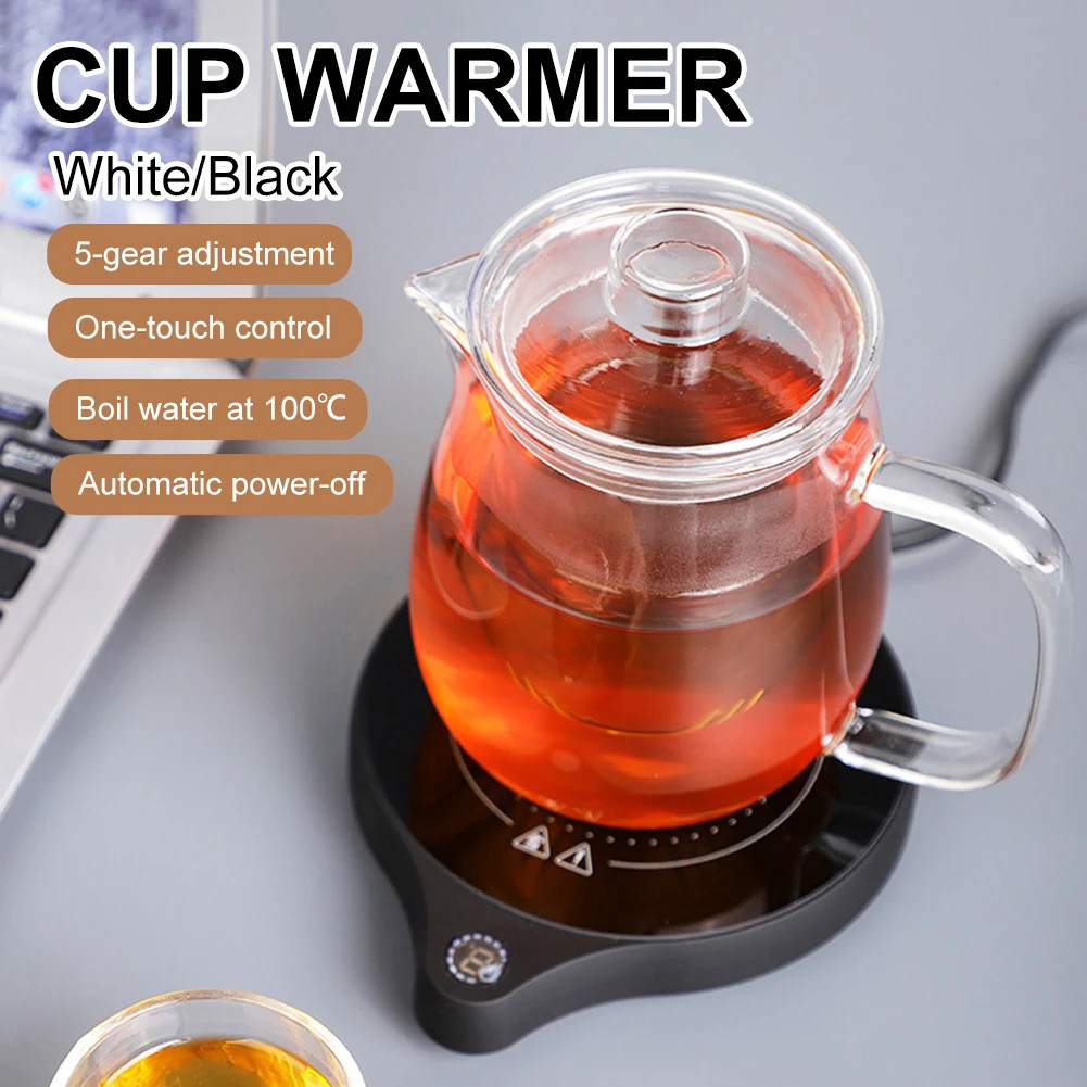 

Портативная кофейная кружка, чашка, подогреватель, чашка для молока, чая, воды, грелка, регулируемая температура, электрическая сенсорная грелка, чайник для горячего чая