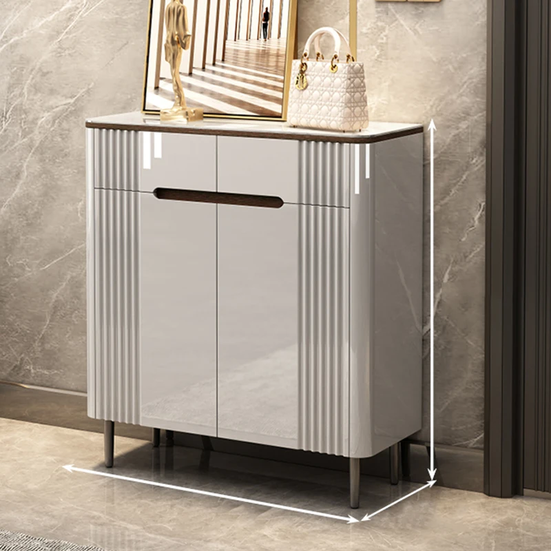 Кухонный буфет с декоративной полкой современные деревянные модульные полки