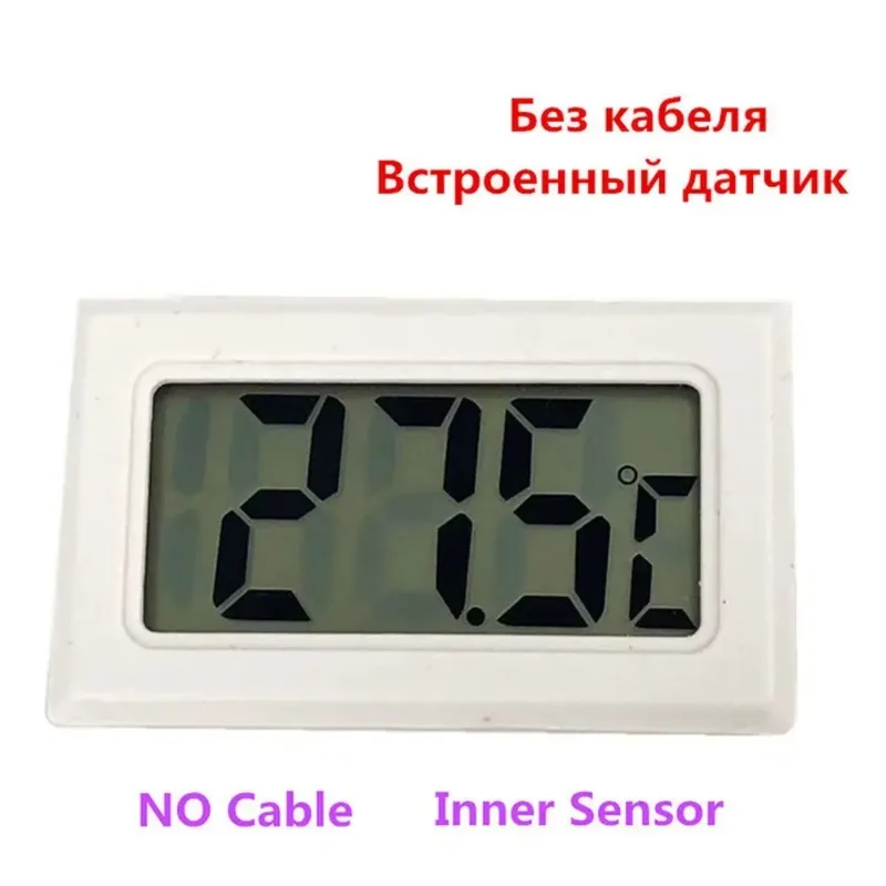 Мини-цифровой ЖК-термометр, используемый для температуры морозильной камеры - 50-110 ℃   термометр для холодильника, водонепроницаемый зонд для внутреннего и наружного применения