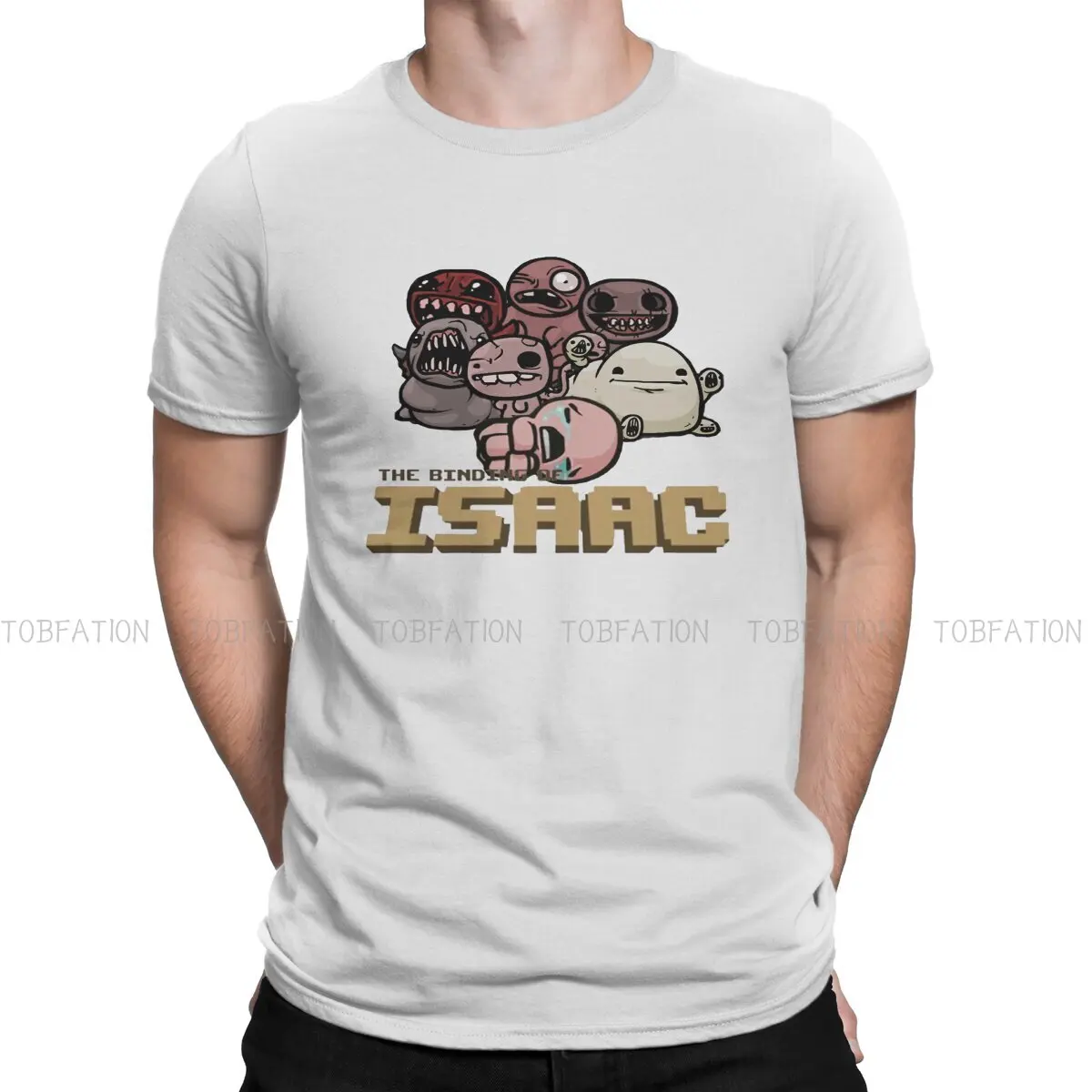 

The Binding of Isaac Game Cry 100% Cotton T Shirt Harajuku Homme Men's Tee Shirt O-Neck Short Sleeve