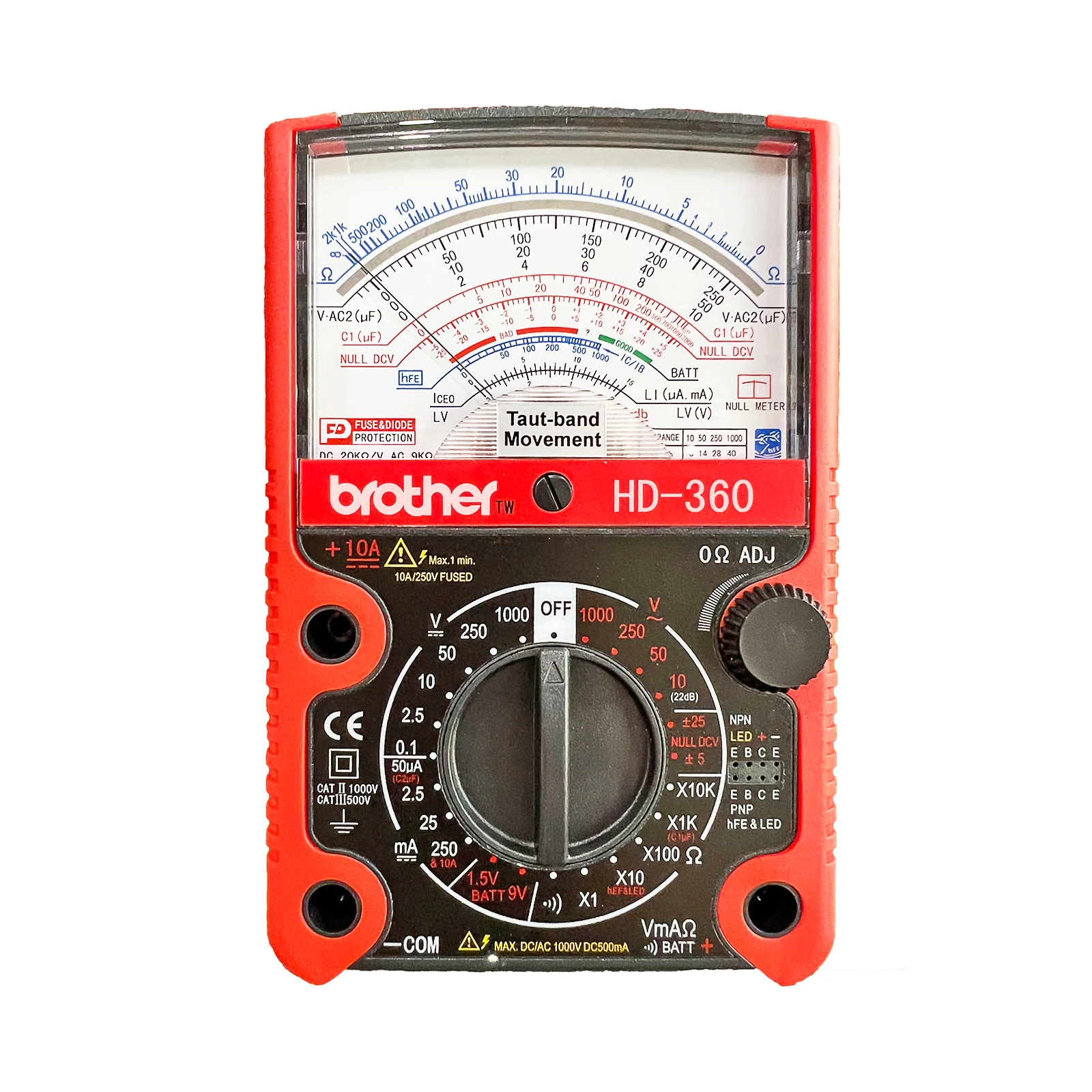 

Высокоточный аналоговый мультиметр Brother HD-360, механическая указка для технического обслуживания, мультиметр, японский подвесной механизм