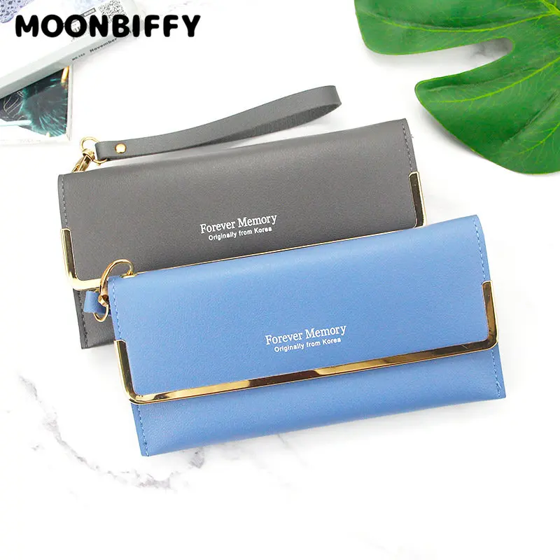 

Women Wallet Anti Theft Leather Wallets for Woman Long Zipper Large Lady Clutch Bag Female Purses Card Holder Purse محفظة كروت