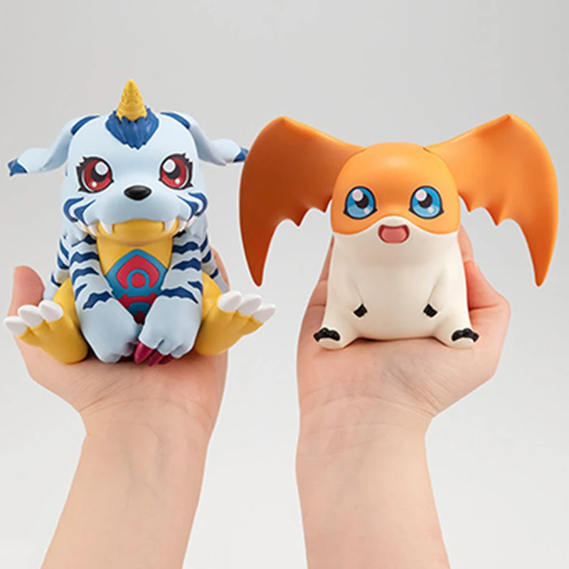 Оригинальная оригинальная экшн-фигурка в стиле Mega House Patamon &amp Gabumon Digimon Adventure