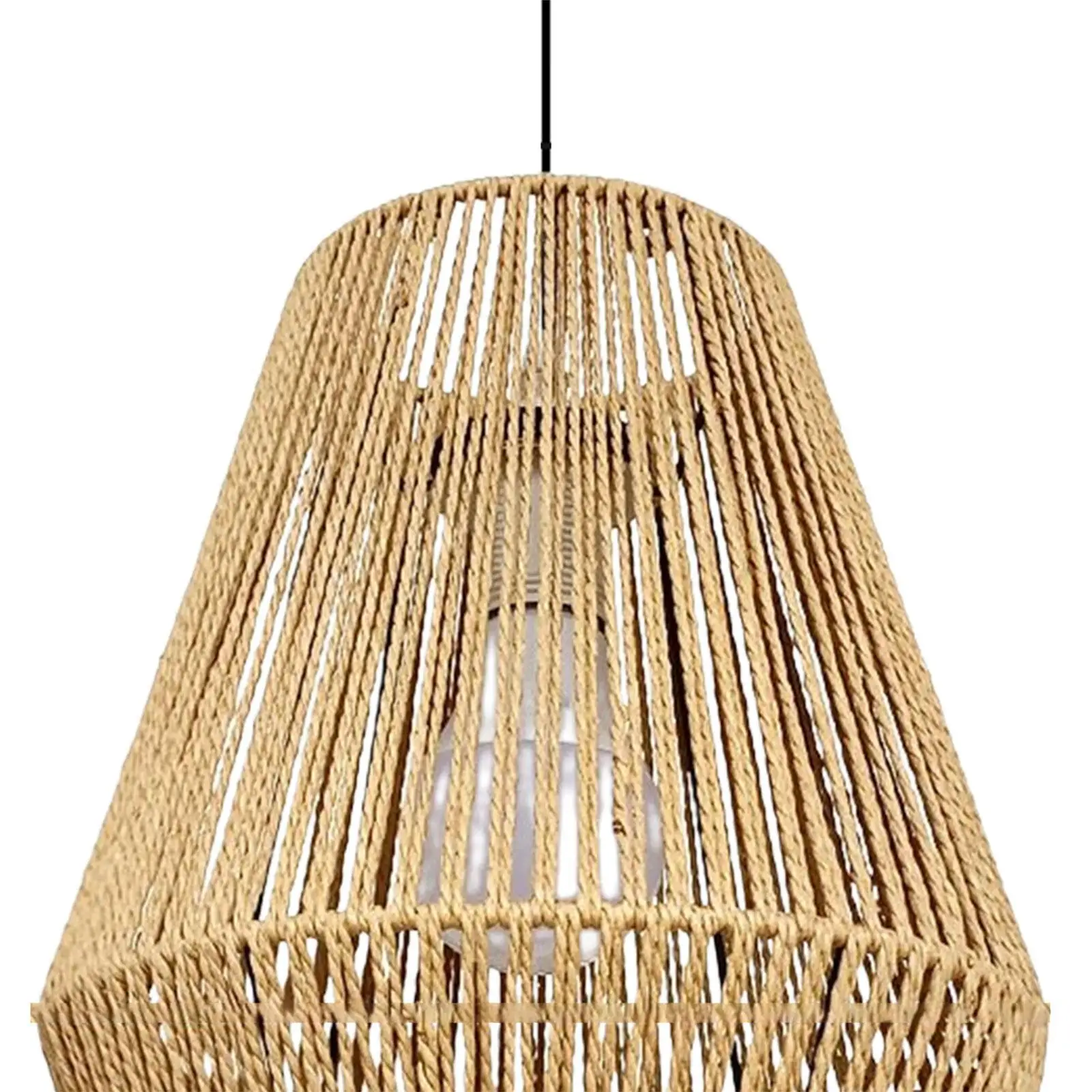 

Rustic Pendant Lamp Shade Handmade Handwoven for Kitchen Island Teahouse