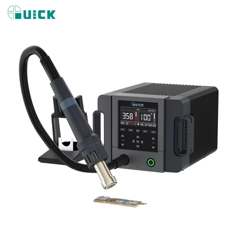 Фото Паяльная станция Ranlraka QUICK 861PRO Smart с горячим воздухом для ремонта материнских плат мобильных телефонов и микросхем (PCBA) №1