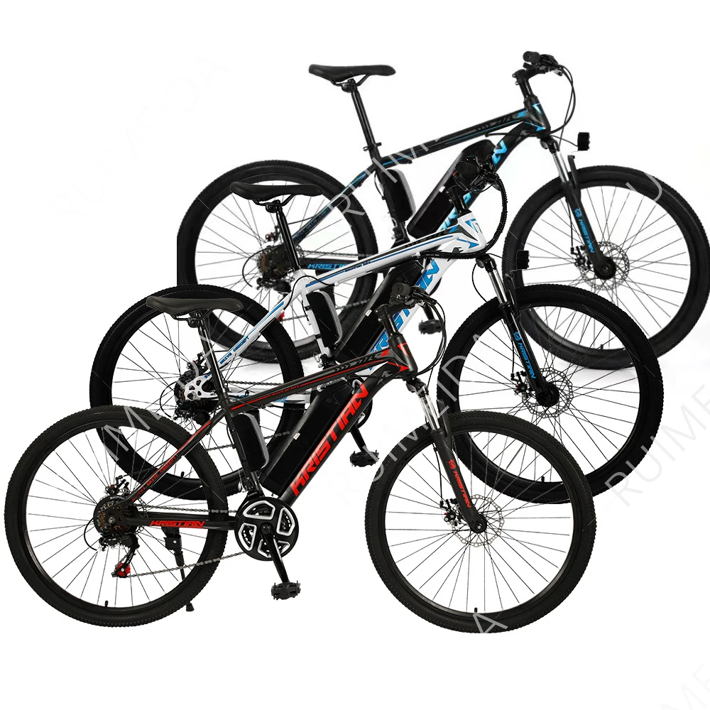 

Горный велосипед для взрослых, 36 В, съемный аккумулятор, три ножа, шесть ножей, интегрированный колесный электрический велосипед, профессиональный спицевой круг