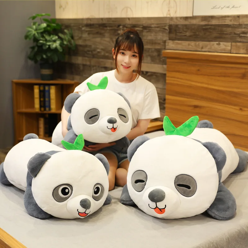 

45-90CM Cute Baby Big Giant Panda Bear Plush Stuffed Animal Doll Animals Toy Pillow Cartoon Kawaii Dolls Girls Lover Gifts