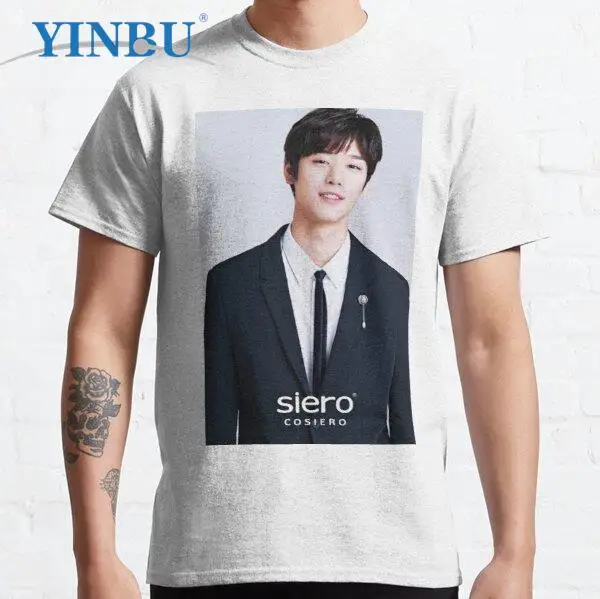 

Мужская короткая футболка YINBU The Boyz Juyeon высокого качества, новая модная футболка с графическим принтом Boyz Chanhee