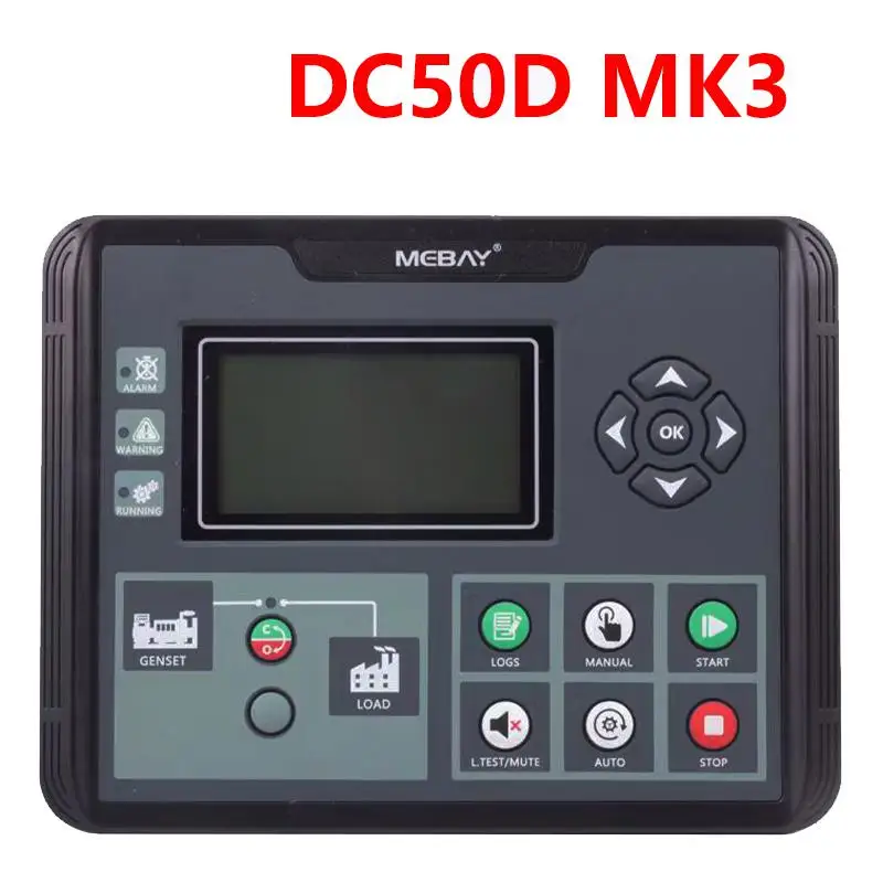 Панель управления контроллером генераторной установки Mebay DC50D/DC52D MK3